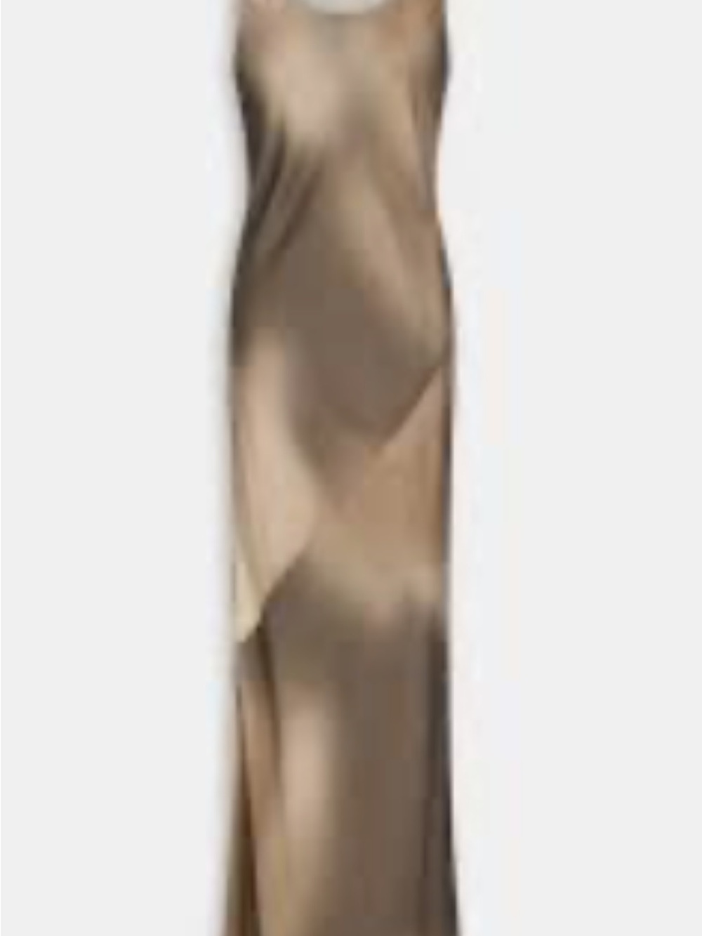 NWOT-rag & bone Daisy Printed Satin Maxi- BrownsTaupe to Cream Ombre Bias Small